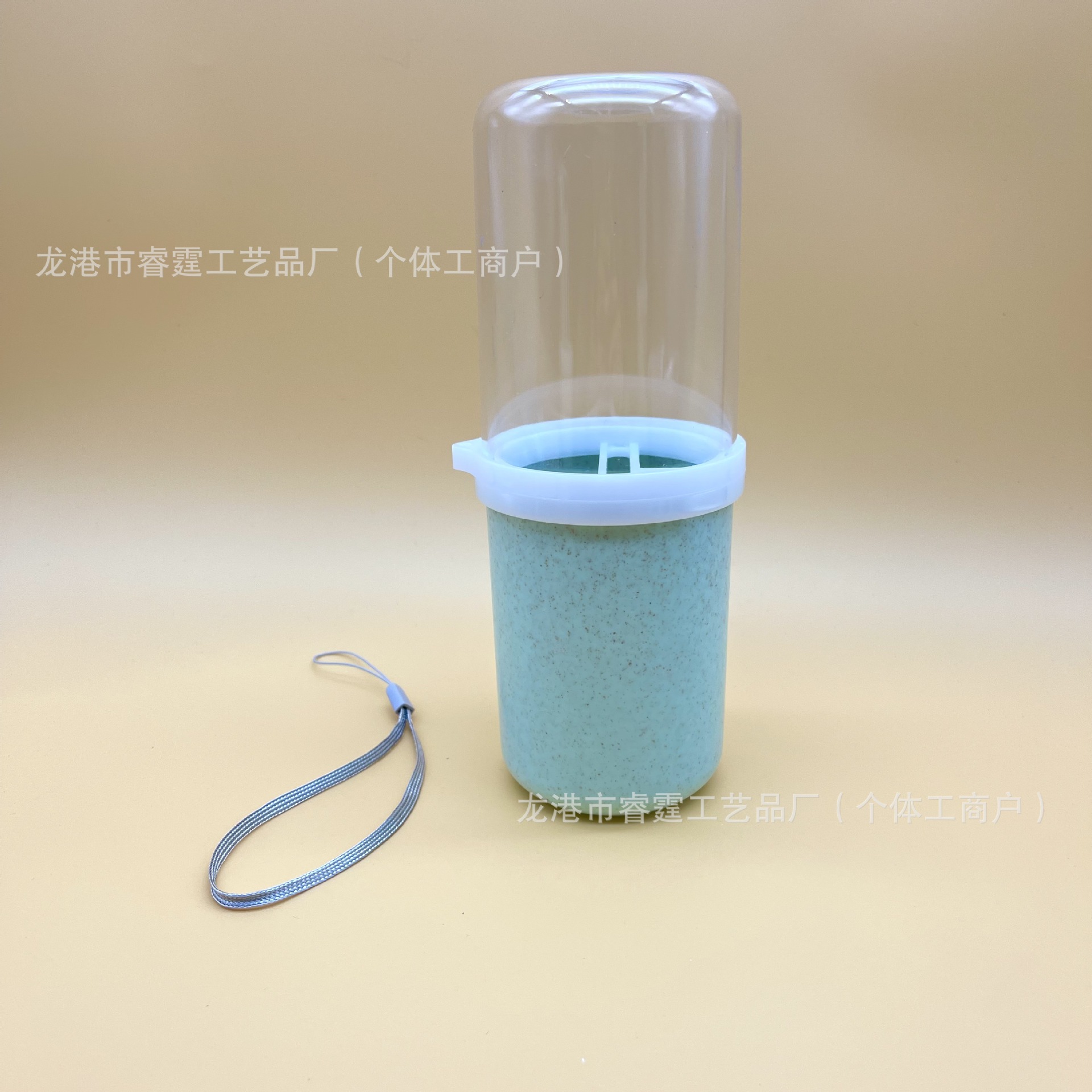 Plastic toothbrush bucket travel toothpaste box custom advertising logo toothbrush toothpaste storage box transparent lid wash suit