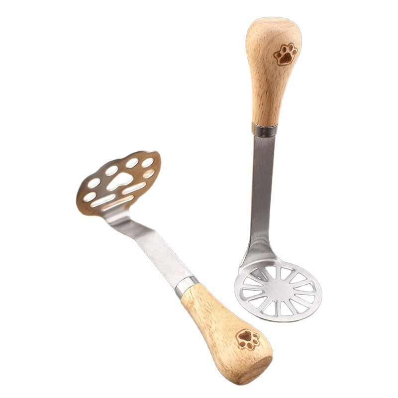 Bear potato puree press baby food supplement tool stainless steel egg mash can be vertical garlic press colander