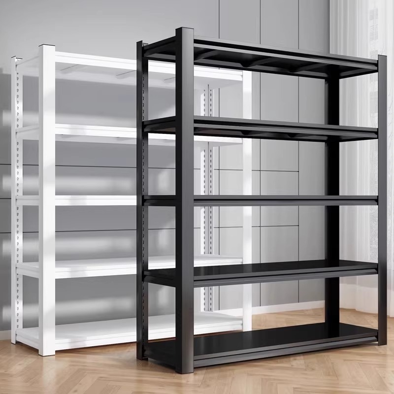 Warehouse Shelves Household Storage Racks Balcony Floor-Standing Multi-Layer Storage Display Racks Load-Bearing Cargo Iron Shelves Storage Racks