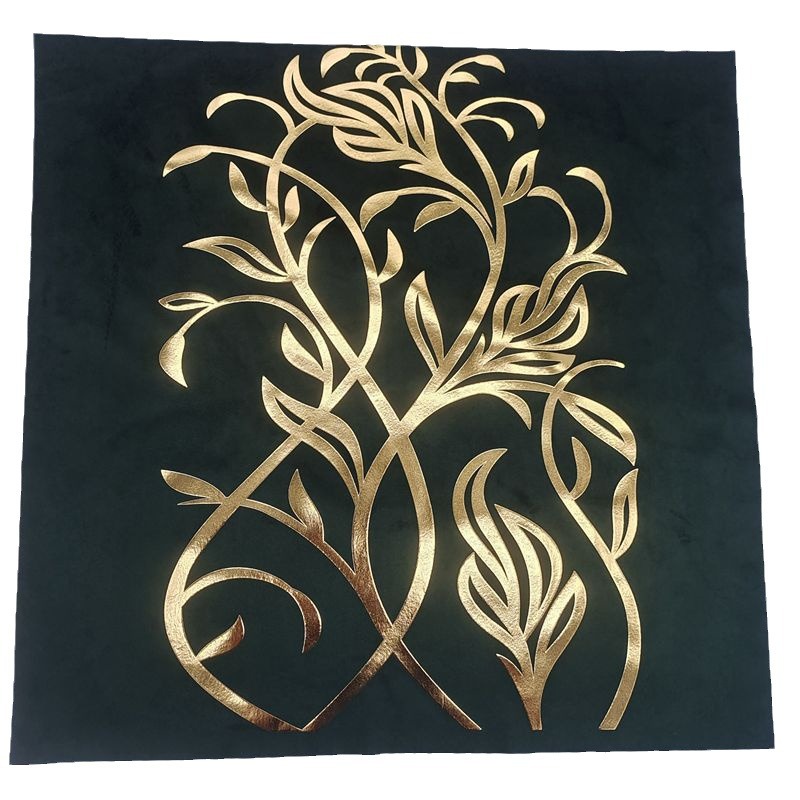 Fabric Hot Stamping Factory Provides Super Soft Canvas Foam Hot Stamping Processing, Positioning Hot Stamping, Laser Colorful and Does Not Fall Off Gold