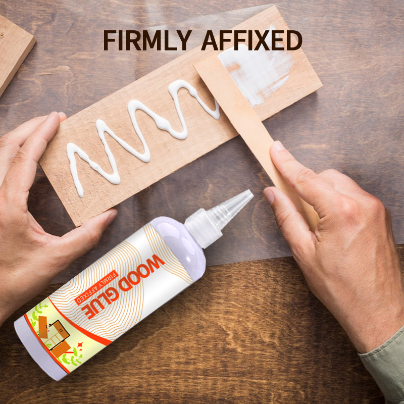 Rabbi cross-border woodworking glue wood hand glue solidified transparent environmental protection net taste white latex in stock wholesale
