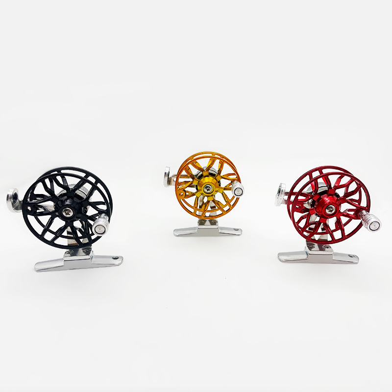 Factory wholesale aluminum alloy front wheel flying fishing wheel fishing wheel raft fishing wheel bridge fishing wheel spinning wheel
