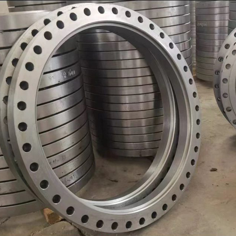 Stainless steel flange carbon steel large diameter non-standard flange processing high pressure with neck butt welding special-shaped stainless steel flange