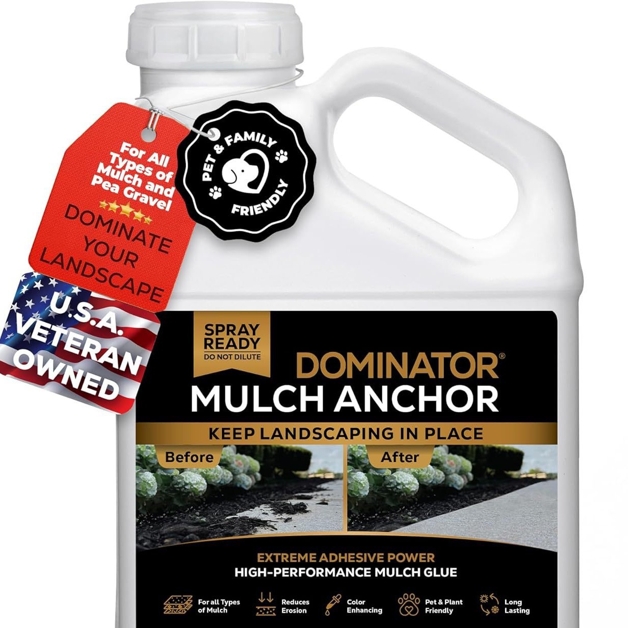 Amazon mulchglue cover glue plastic film glue quick-drying cover glue epoxy resin permeable road glue gravel