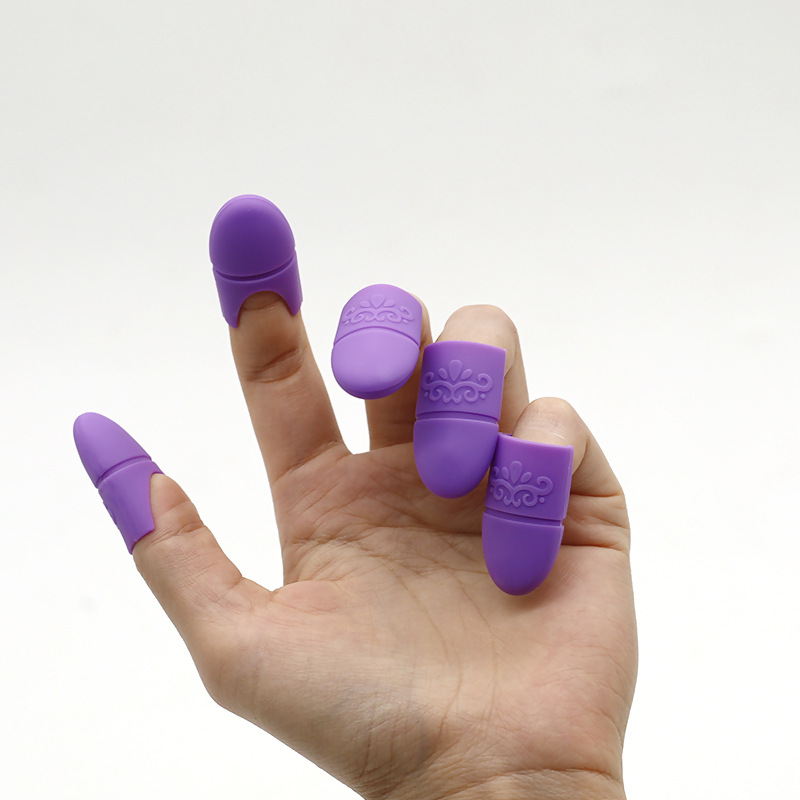 Factory wholesale silicone nail removal set 5 oil glue phototherapy nail removal finger-free gloves nail tools