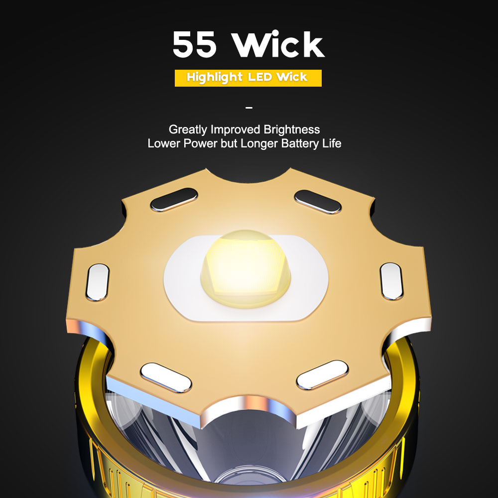 Cross-Border Convenient Rechargeable Emergency Lighting Flashlight Outdoor Lighting Camping Light Patrol Fire Flood Prevention Long-Range Searchlight