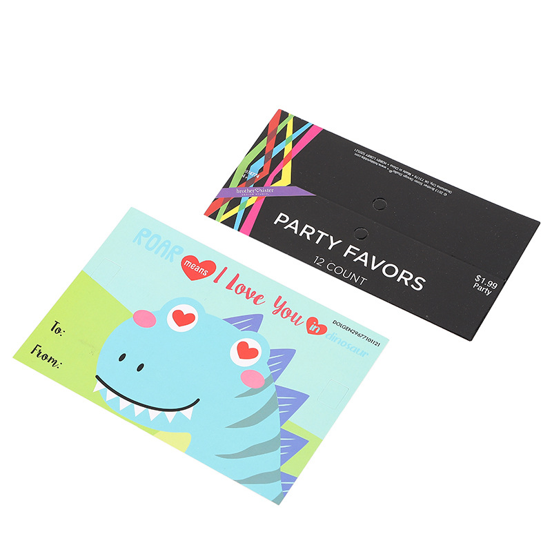 Factory direct supply blister paper card printing thickened color card aircraft hole elevator tag food box card paper