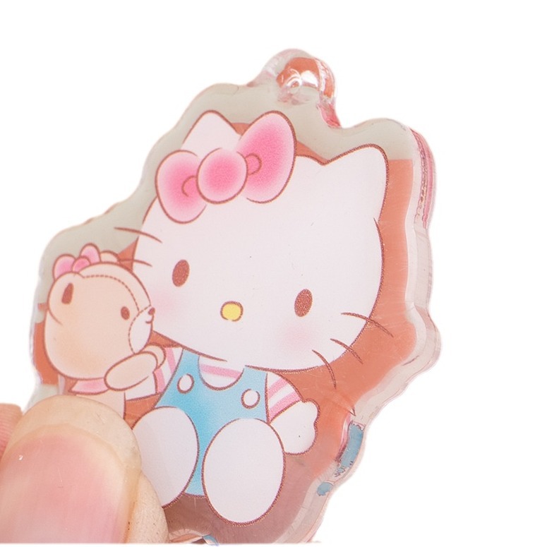 Cartoon Acrylic Pp Clip Customized Cute Anime Note Clip Star Idol Peripheral File Book Small Clip