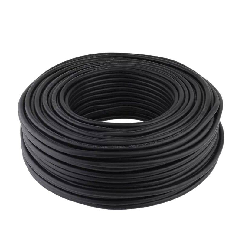Cable Wire National Standard Pure Copper Core Wire Anti-Freeze Soft Wire Core Rvv Two-Core Three-Phase Power Cord 1/2.5/6 Square