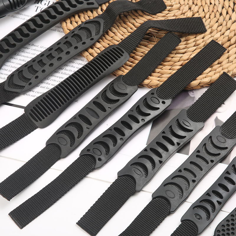 Custom plastic pvc handle luggage plastic handle luggage accessories plastic handle strong plasticity