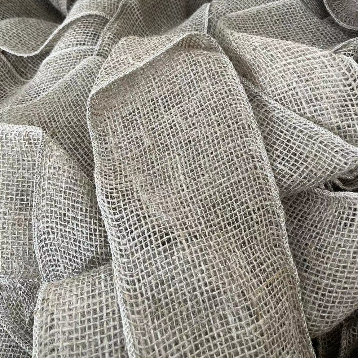 Factory Straight Hair Jute Burlap Burlap Gardening Burlap Roll Handmade Decoration DIY