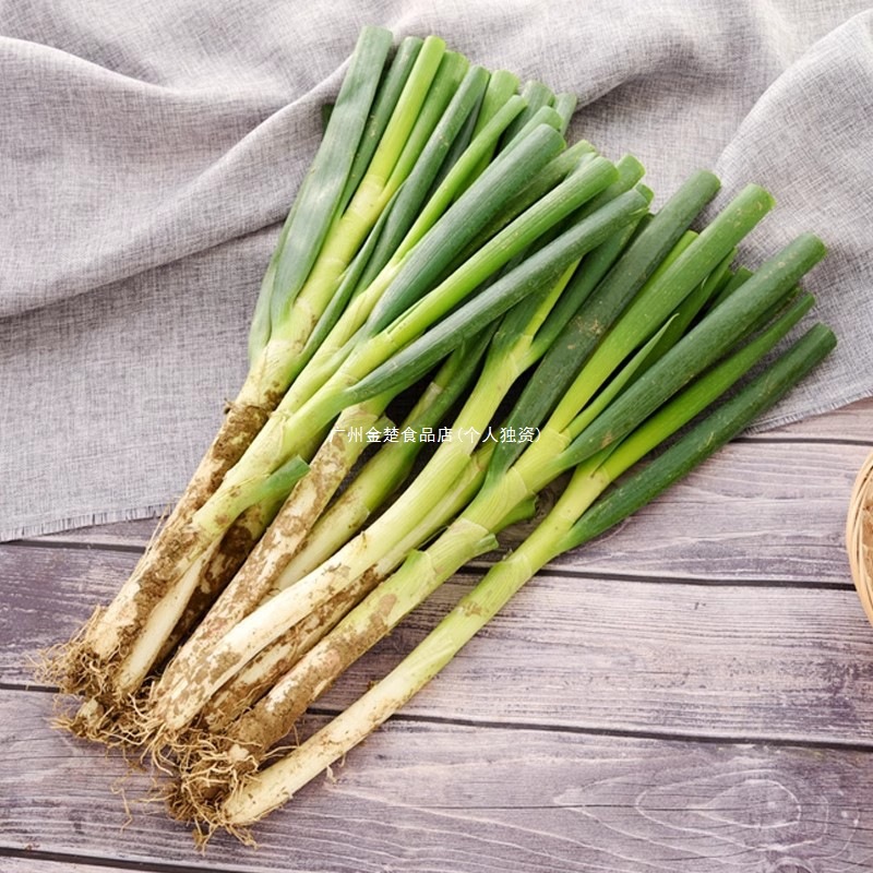 Seasonal Long Green Onions Whole Box Dipping Sauce Green Onions Farm-Grown 5 Shandong Farmer-Assisted Zhangqiu Fresh Vegetables Iron Rod