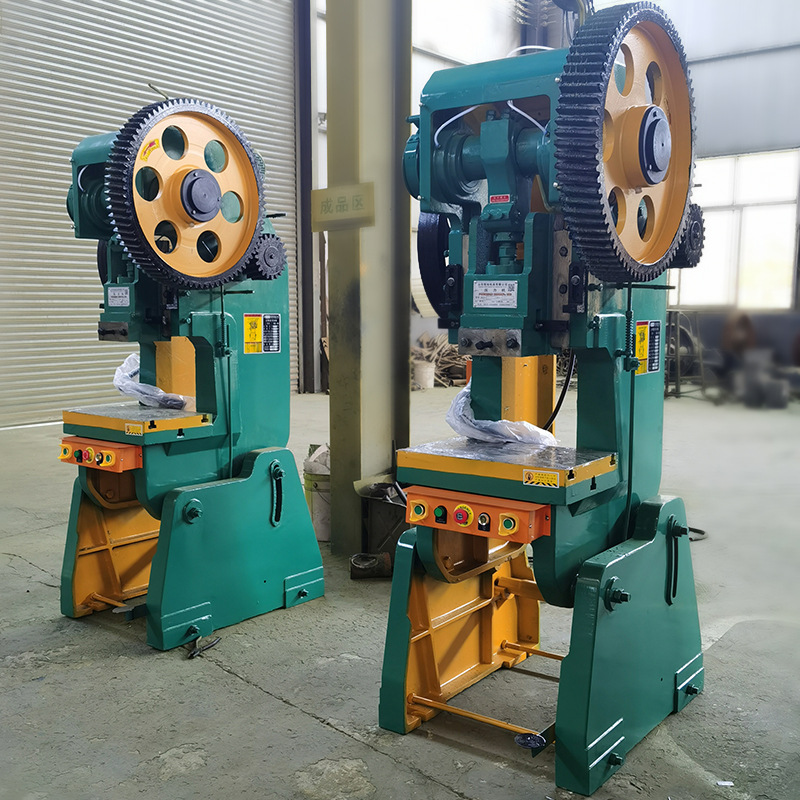 25-Ton Punch Press with Cast Iron Body and Steel Plate Welding, Optional Dual-Hand Safety Operation, Integrated Die-Cutting and Forming Machine