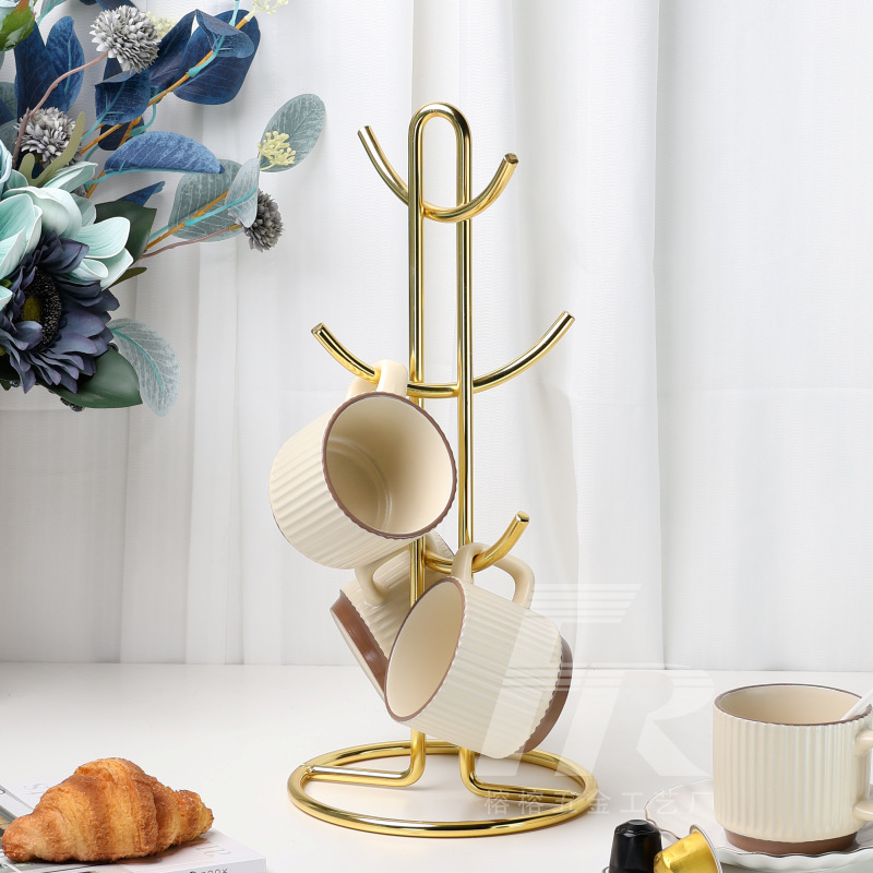 Mug Rack, Cup Holder, Kitchen Storage Rack, Coffee Cup Holder, Wine Glass Upside-Down Rack, Tea Draining Rack, Storage