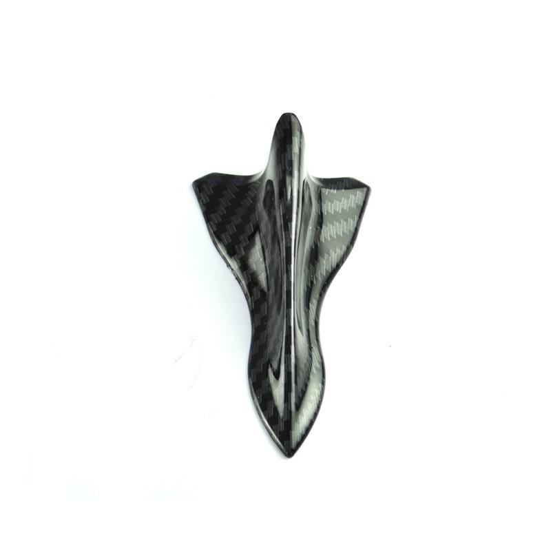 Auto Supplies Roof Rear Wing Black Shark Fin Universal Pointed Carbon Fiber Bumper Roof Modification Parts