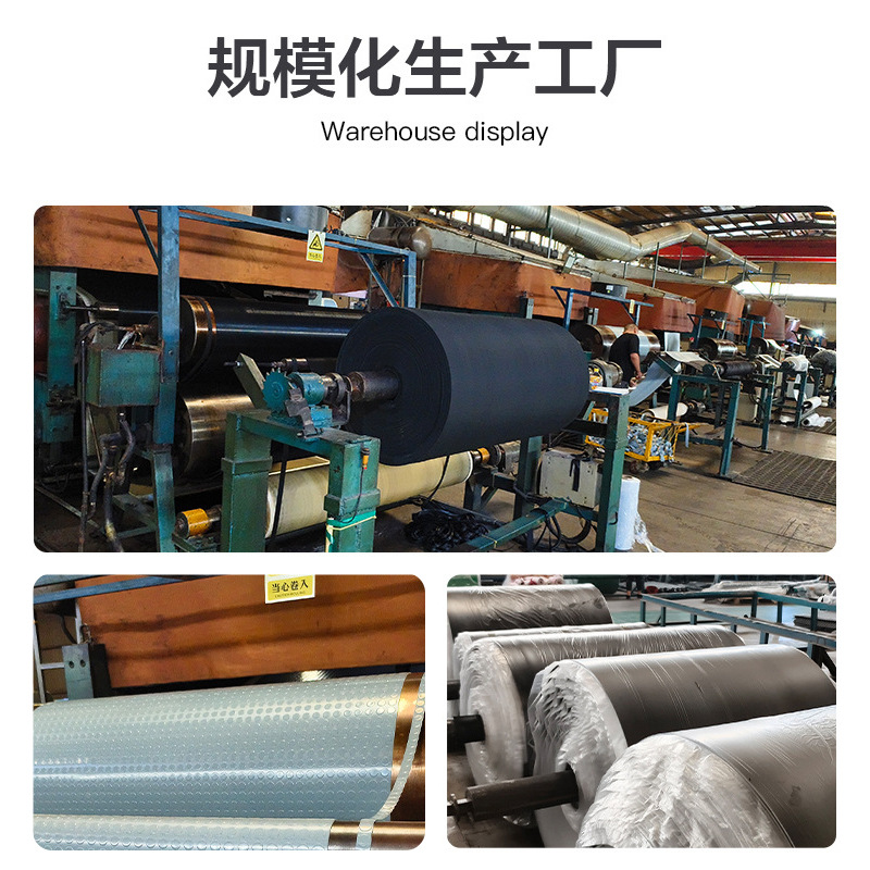Manufacturer's Distribution Room Insulating Rubber Mat Rubber Sheet 10Kv Insulating Floor Mat Wear-Resistant Anti-Slip Black Rubber Shock-Absorbing Mat