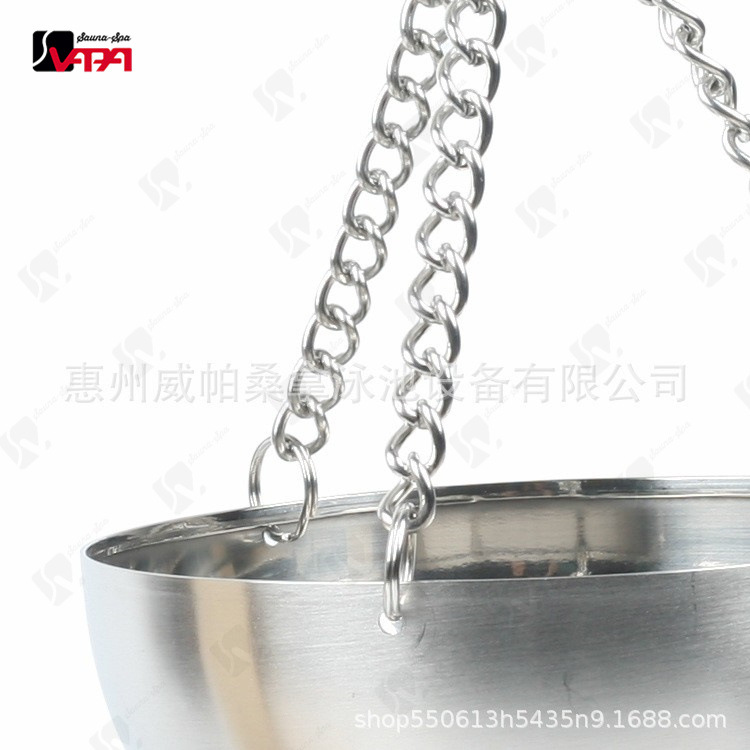 120mm foreign trade sauna stove aromatherapy bowl aromatherapy vessel dry steaming room wall-mounted aromatherapy bowl stainless steel
