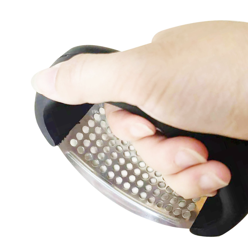 Garlic Press stainless steel ring garlic press household garlic press manual garlic clip artifact garlic peeler
