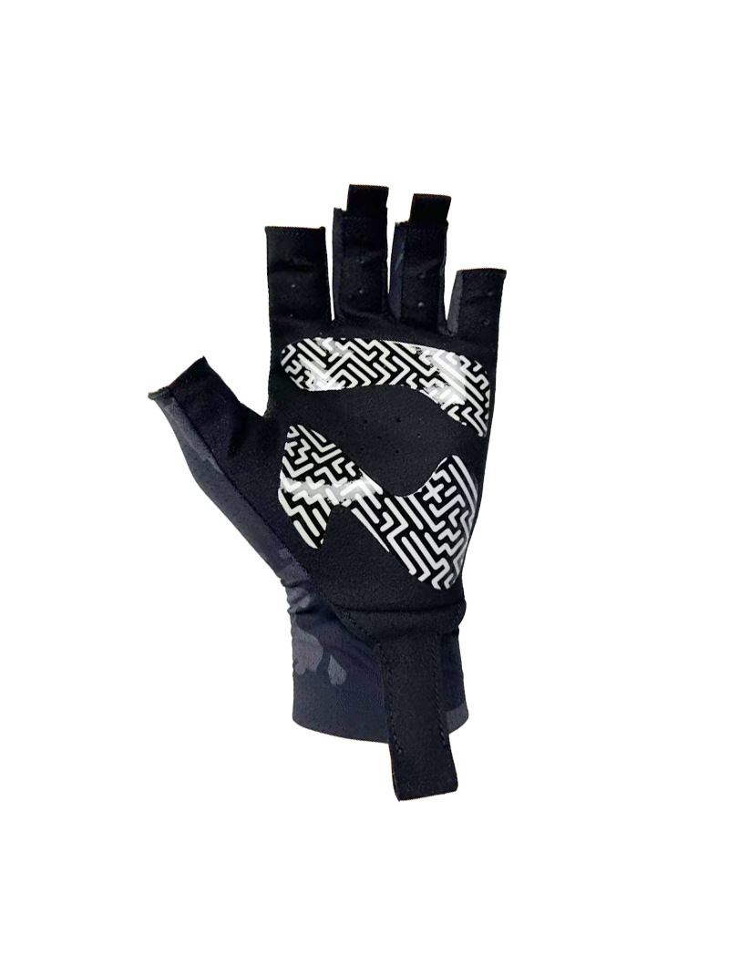 Sun Protection Anti-Slip Fishing Gloves Ice Silk Light and Breathable Fabric Yalu Sea Fishing Professional Outdoor Adult Fishing Gloves