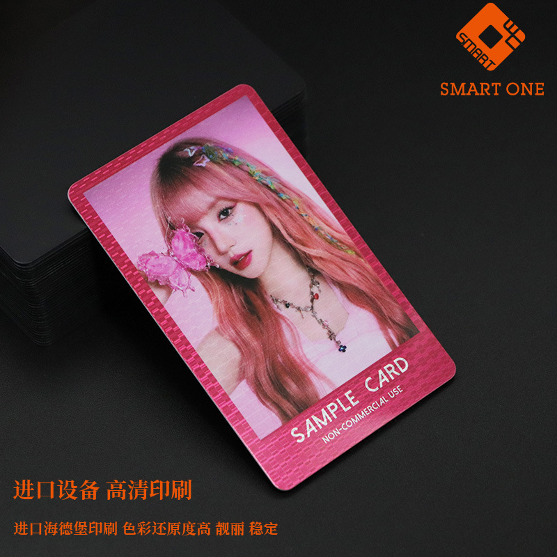 Customized Nfc Fan Merchandise Laser-Engraved Support Cards for Singers and Actors, Endorsement Cards