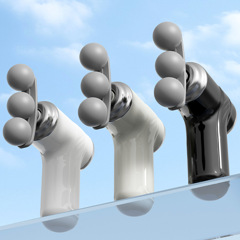 Кросс-бордерный фасциальный пистолет с 3 головками, 9 сменных массажеров для глубокого расслабления мышц, массажер для плеч, талии и спины