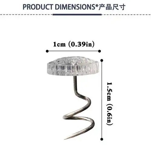 Bulk Twist Nail Sofa Cushion Holder Household Anti-Run Anti-Slip Traceless Spiral Nail Fixed Sofa Cover Bed Sheets Fixed