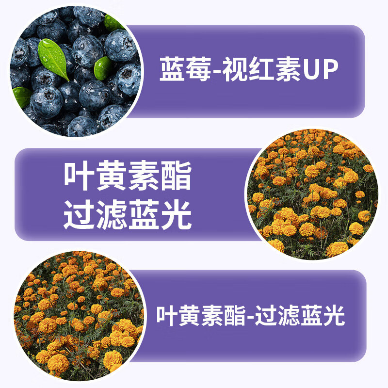 Beijing Tongrentang Zhenhuang Blueberry Lutein Ester Tablets 80g Tablet Candy Large Package 100 Tablets