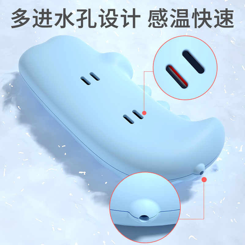 Baby Cartoon Cute Water Thermometer Baby Crocodile Shape Bath Measurement Water Temperature Kidsren's Bath Special Thermometer