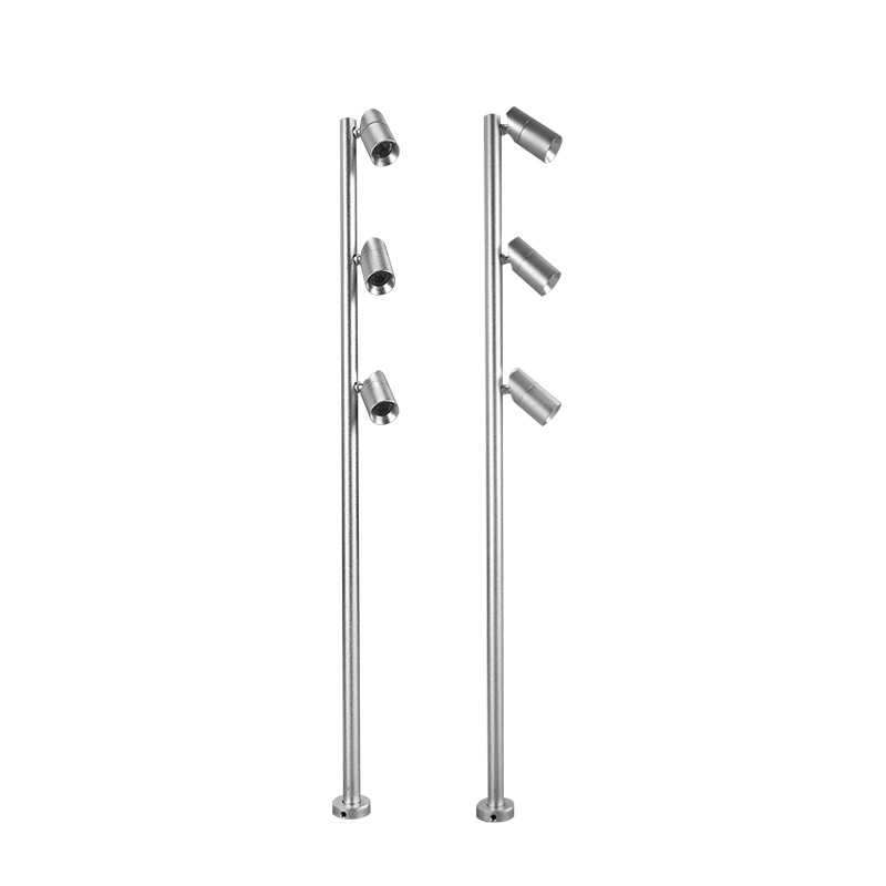 Multi-Head Pole Lamp Display Cabinet Jewelry Lamp Clock Jewelry Counter Lamp Museum Cabinet Spotlight Museum Spotlight