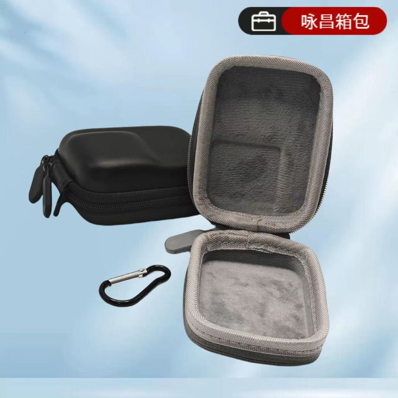 Suitable for Dji Aciton6 Camera Cosmetics Bag, Single Machine with Silicone Cover, Metal Rabbit Cage Can Be Used with New Model