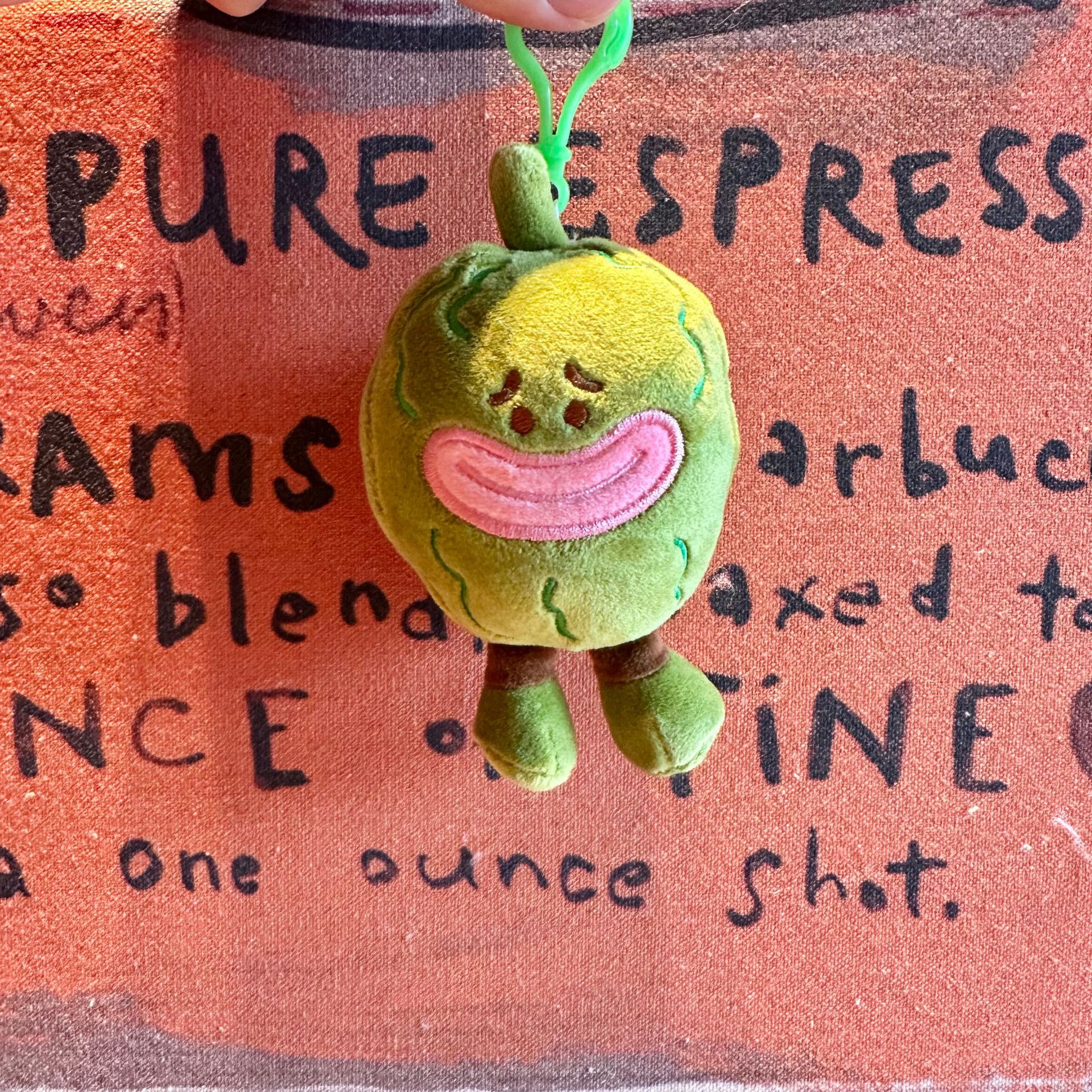 Cute Snacks, Vegetables and Fruits Series, Expression Plush Doll Bag Pendant, Arcade Claw Machine Gift