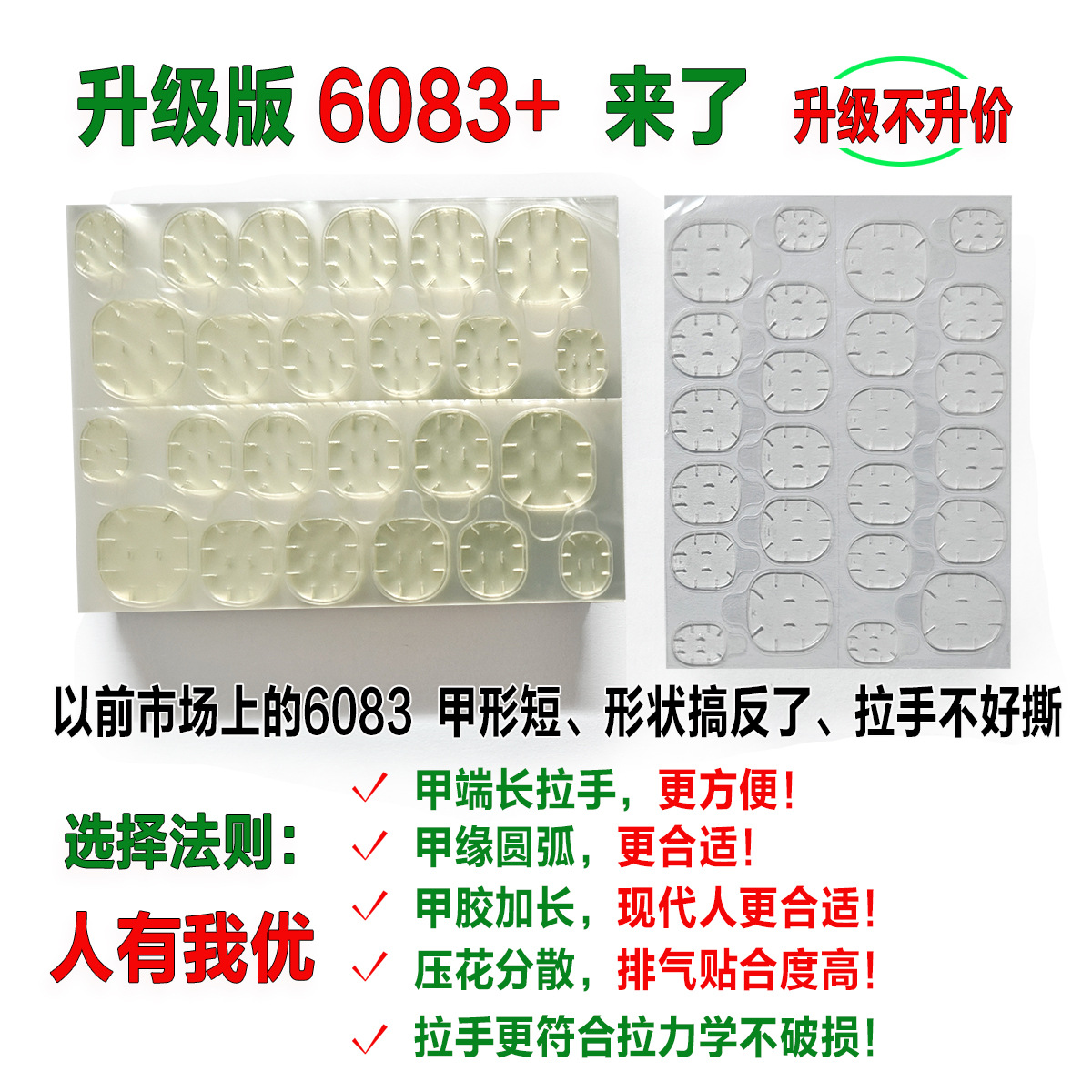 Оптовая продажа маникюра отечественная желевая клейкая двусторонняя лента водонепроницаемая прозрачная невидимая носимая наклейка для ногтей клеевая утолщенная 24 капсулы