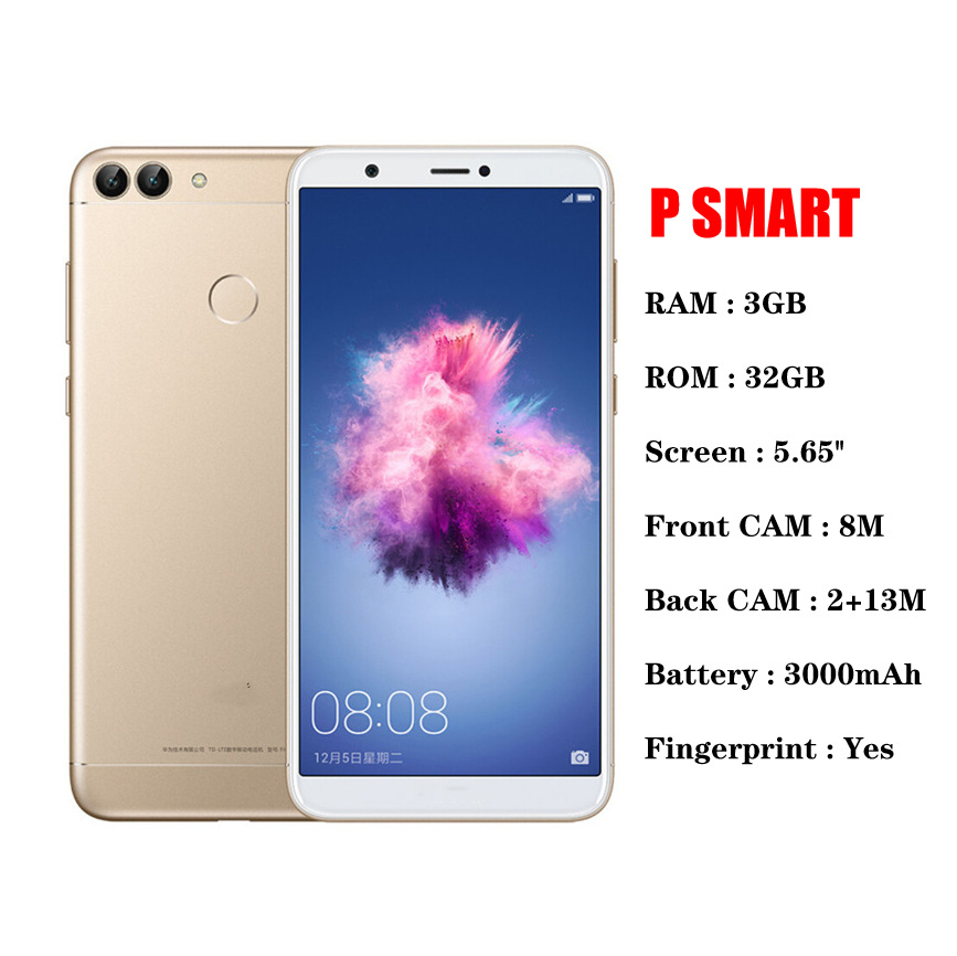 Cross-border exclusive HA-WEI P SMART 3 32GB USED International Edition Single Cheap Smartphone 9 New