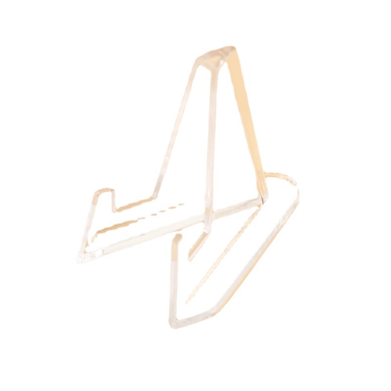 Coin small size Display Stand Ancient Coin Display Decorative Stand Transparent Plastic Triangle Display Stand Coin Collection Stand