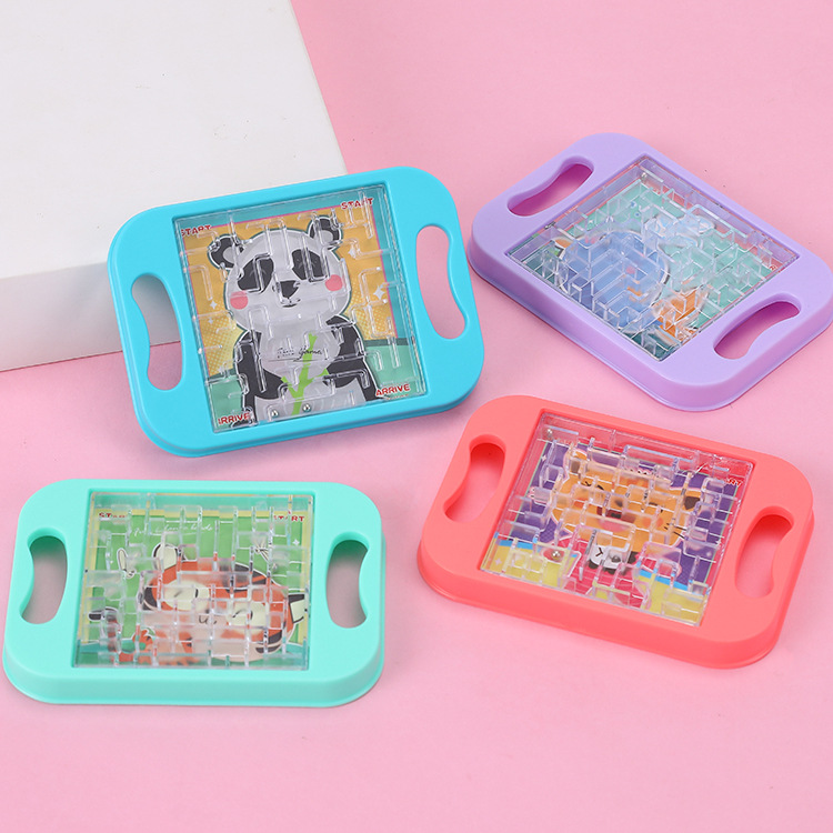 Мини балансировочный лабиринт маленький ладонный бусиновый лабиринт балансировочный мяч детская обучающая игрушка производитель оптовая продажа