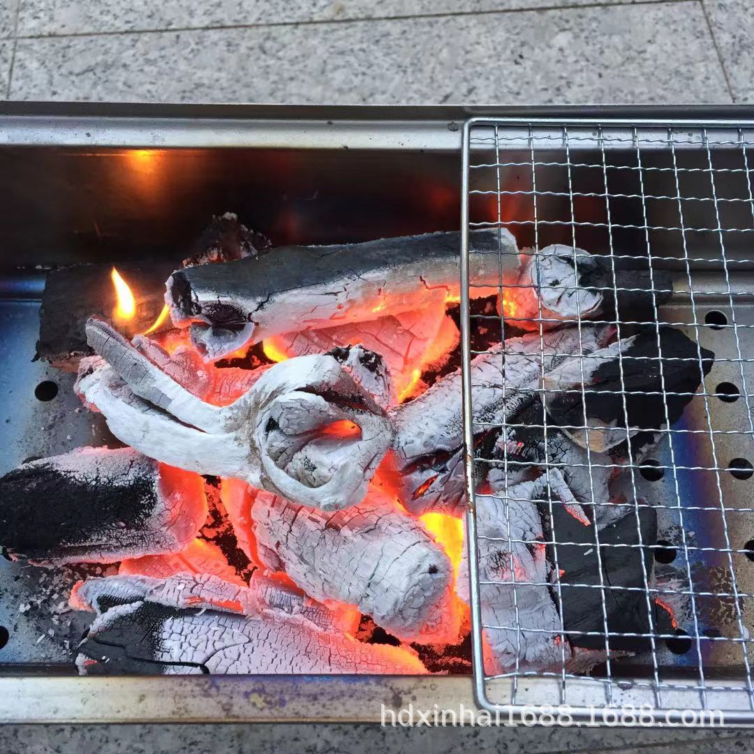 Huozhuyuan Fruit Charcoal Barbecue Carbon Apple Wood Smokeless Household Barbecue Charcoal Hot Pot Charcoal Combustible Carbon Factory Direct Sale