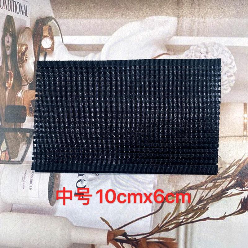 In stock wholesale diy Velcro headdress hair accessories geometric black Velcro work broken hair stickers bangs stickers
