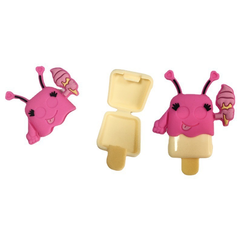 Lip Gloss Lipstick Lipstick Protective Cover Wholesale Large Number of Cute Cartoon Stereo Doll Silicone Lip Gloss Cover Default Item