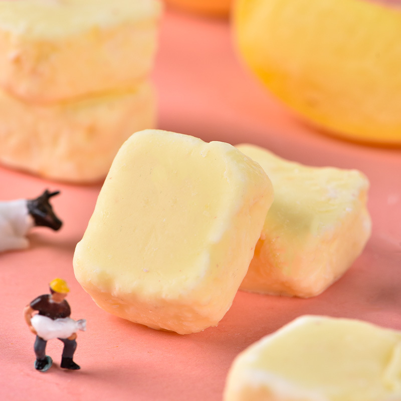 Fasimiyu freeze-dried yogurt block fruit grain Strawberry Blueberry yellow peach cheese new freeze-dried casual snack 45g