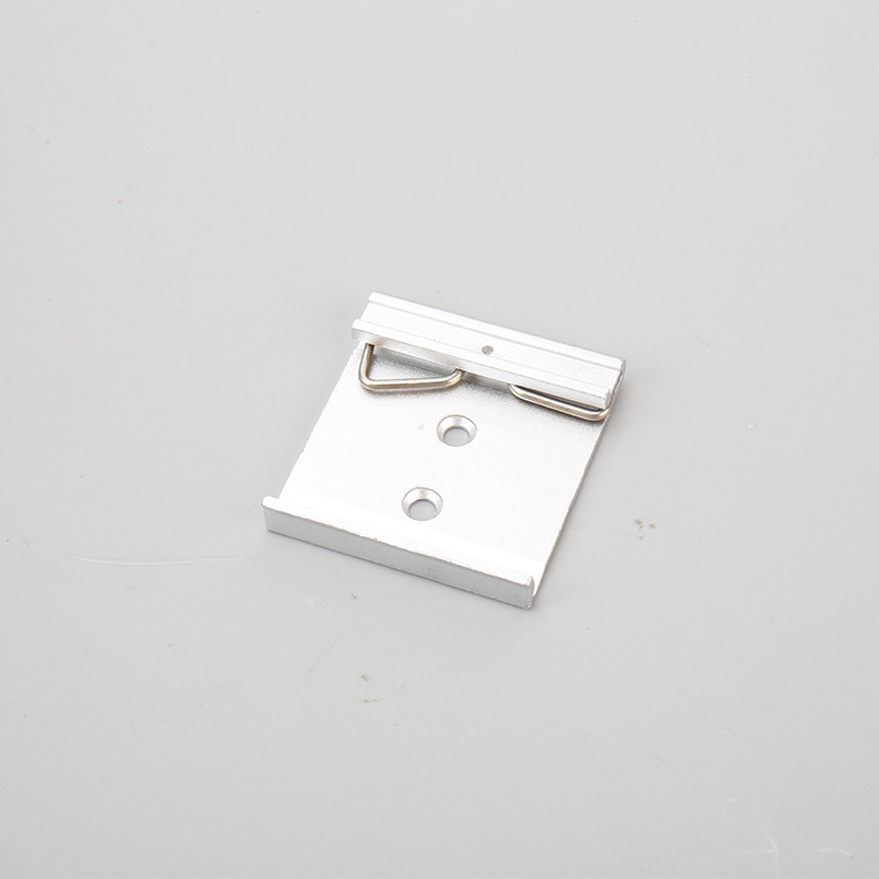 Rail buckle standard 35mm DIN rail installation buckle aluminum alloy buckle hanging switch rail buckle