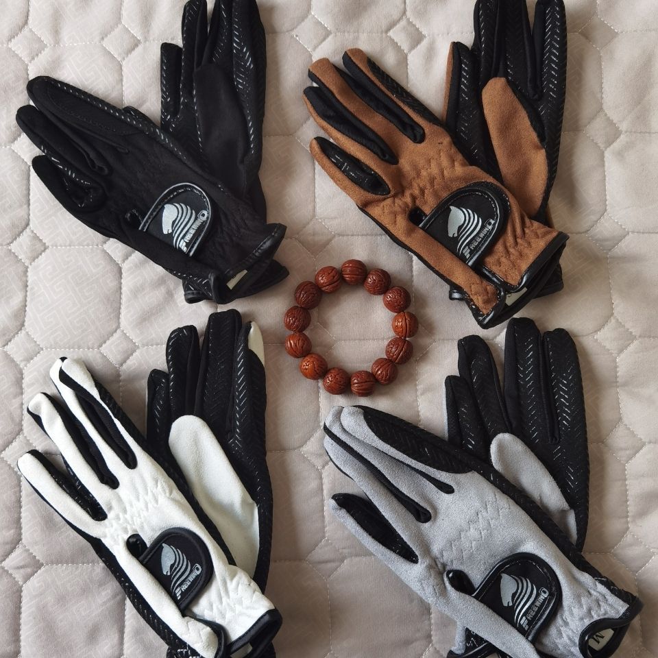 Перчатки для верховой езды, замшевые, универсальные, для взрослых, износостойкие, нескользящие, теплые, комфортные