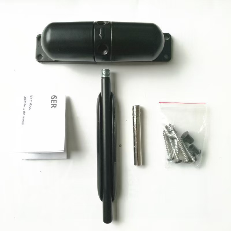 Factory Direct Sales Black Track Hidden Automatic Door Closer Spring Buffer Door Closer