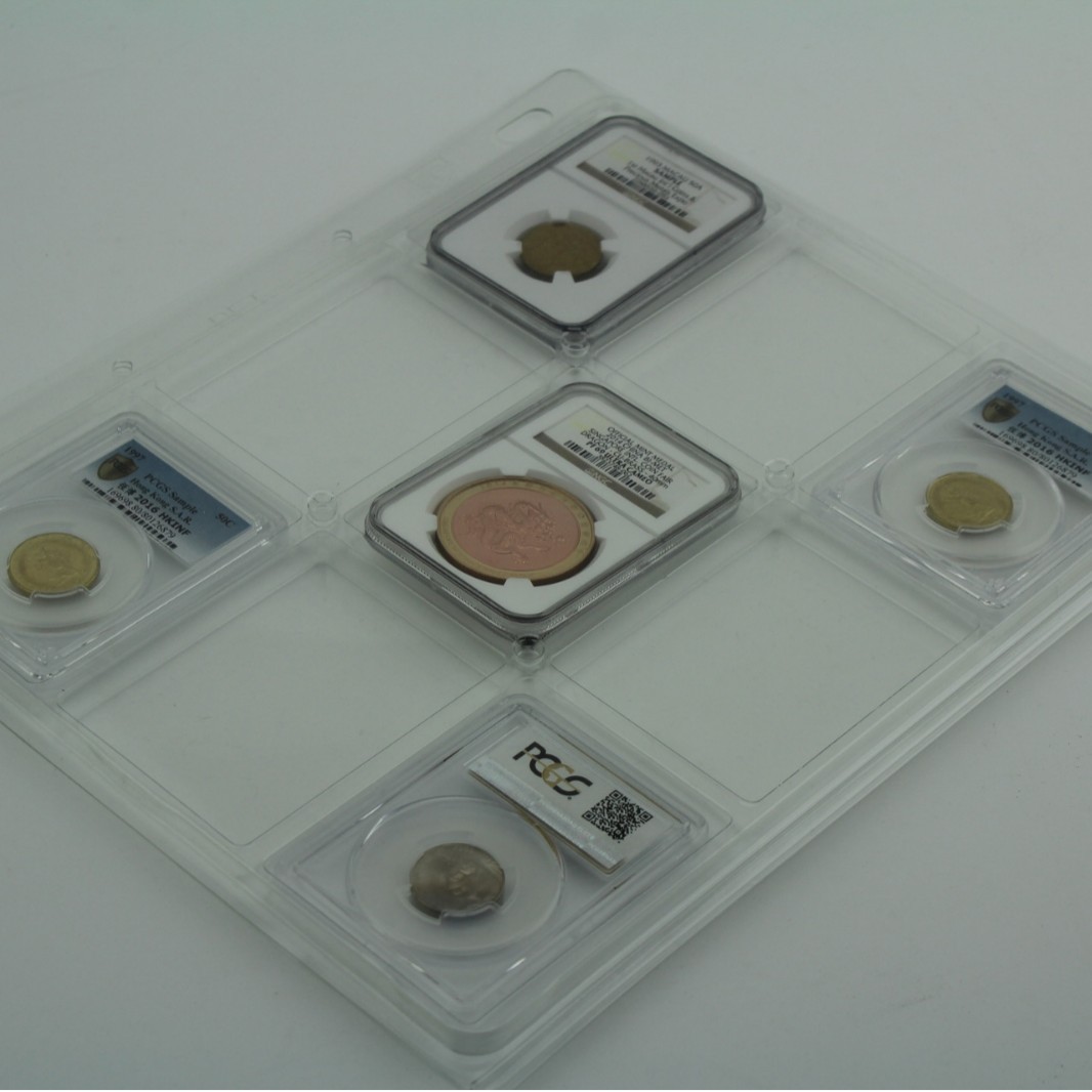 Jindong Factory Straight Hair PET Rating Coin Inner Page Gongbo Yuantai General Identification Box Loose-leaf Medium Banknote Botai PMG