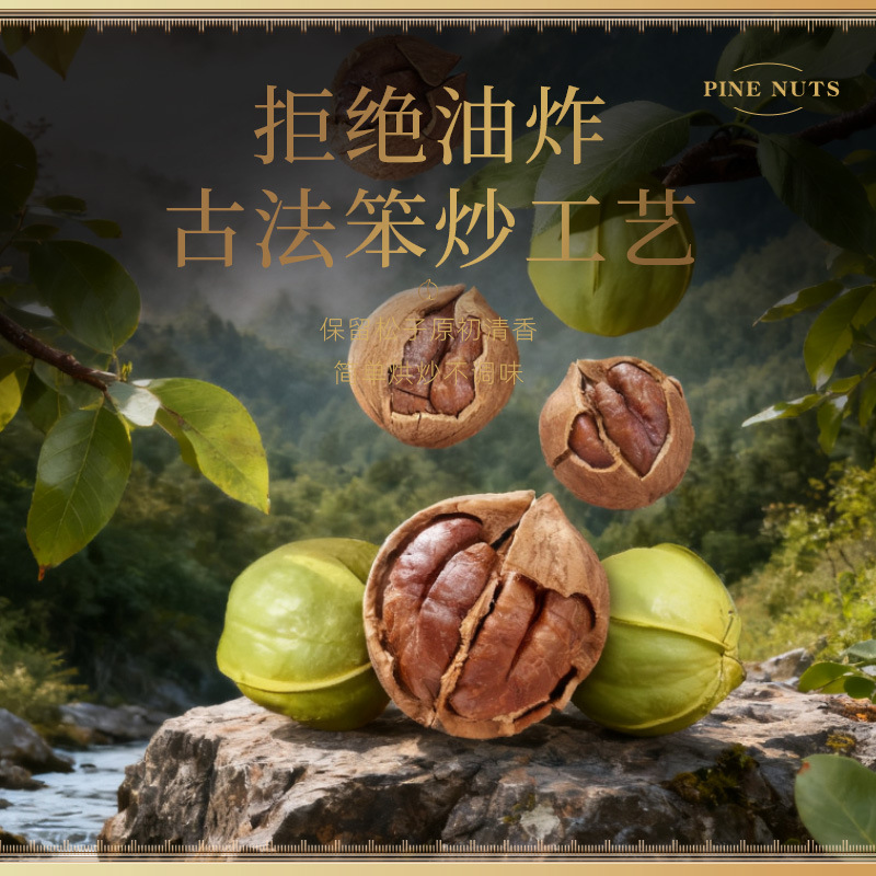 2025 New Arrival Pecan Lin'An Specialty Hand-Peeled Salt and Pepper Small Walnuts Dried Fruit Batch Nuts Snacks Original