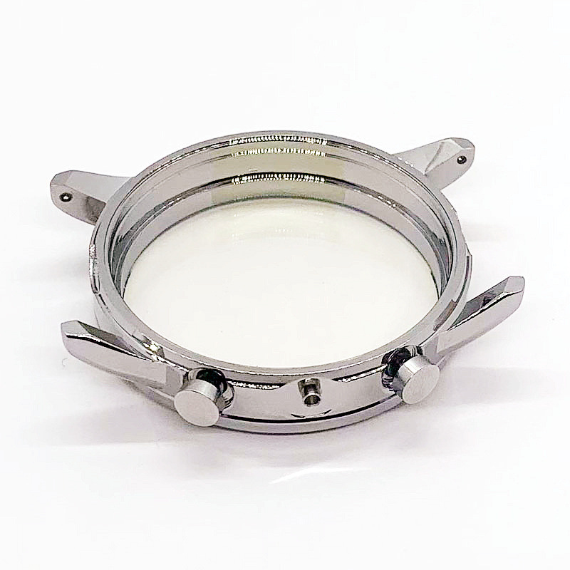 Clock Accessories Stainless Steel Case Adapted to Movement Watch Zinc Alloy Case Electroplating Tpu All-Inclusive Protection Manufacturer Customization