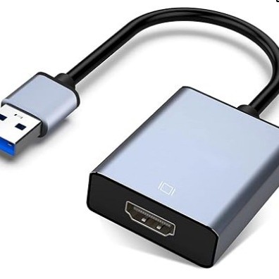 USB to Hdtv Adapter Cable 3.0 USB to Vgai Hd Adapter Cable 1080P Audio and Video Output Driver-Free