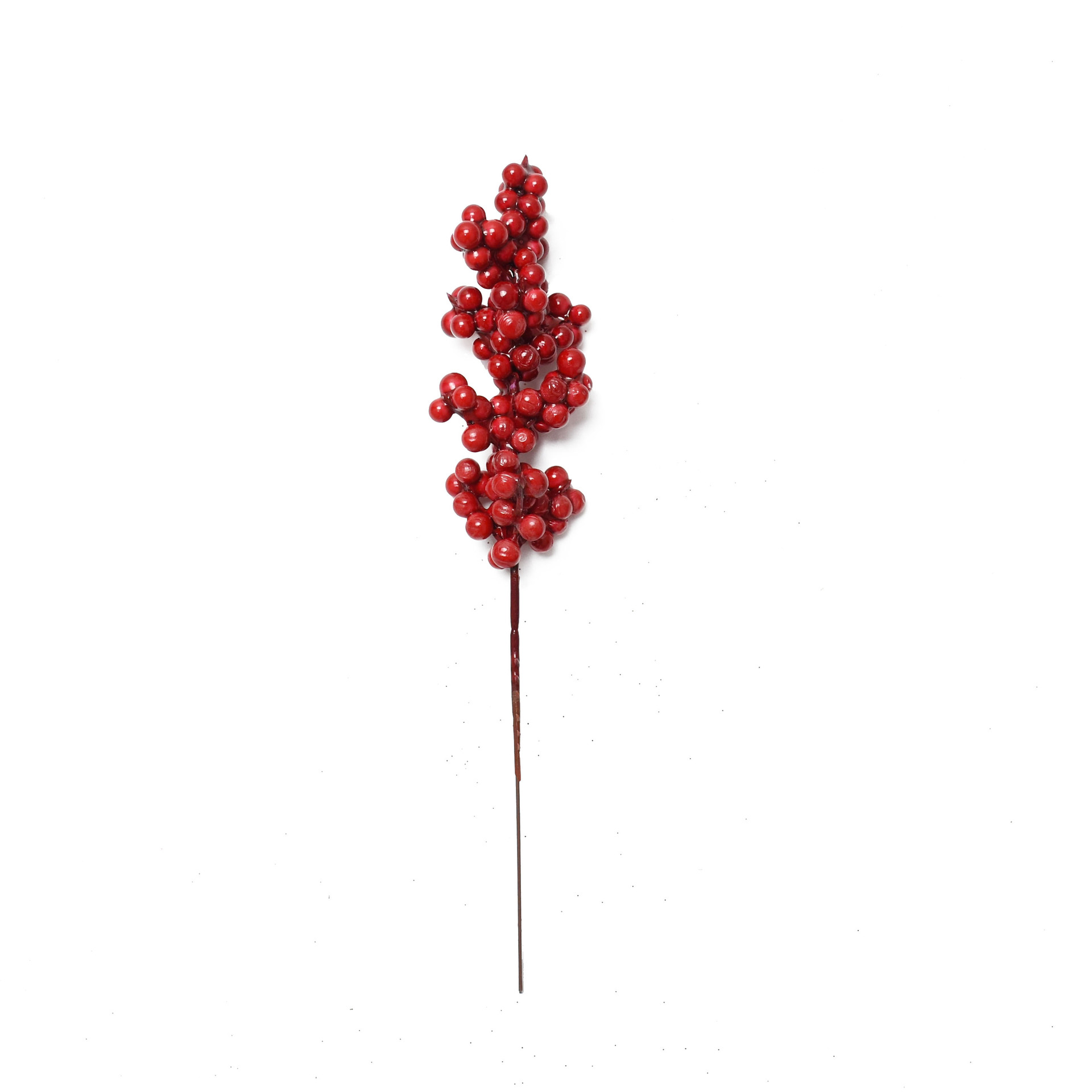 Decorative Artificial Red Fruit Skewers Accessories Red Artificial Fortune Fruit Home Decoration Artificial Red Fruit Branches