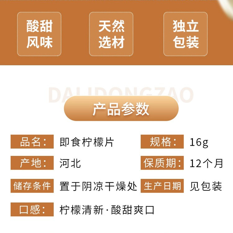 Fresh Attraction Lemon Slices 16G/Bag Dried Fruit Preserved Fruit