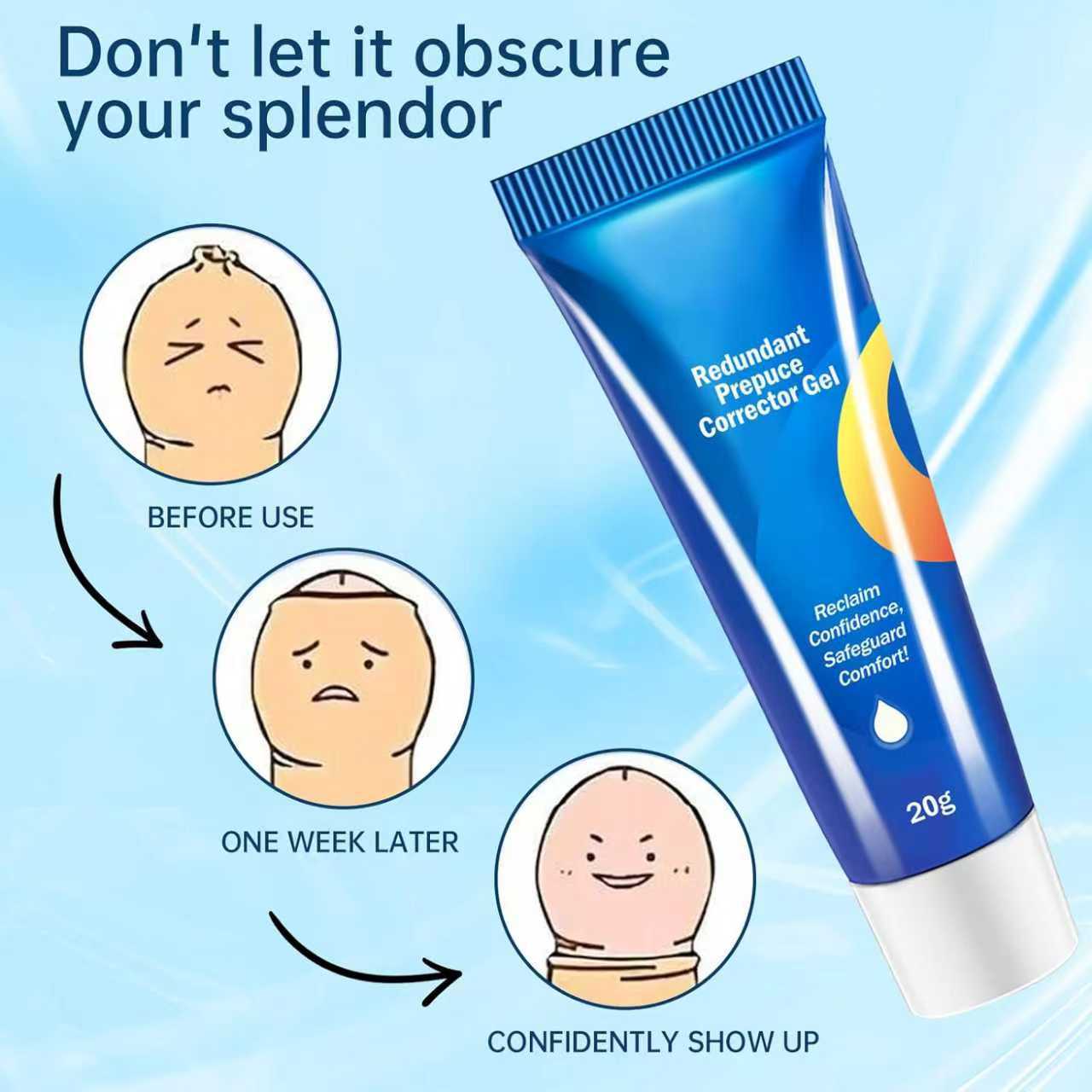 Foreign Trade Tk Popular Redundant Prepuce Corrector Gel Men's Correction Care Gel