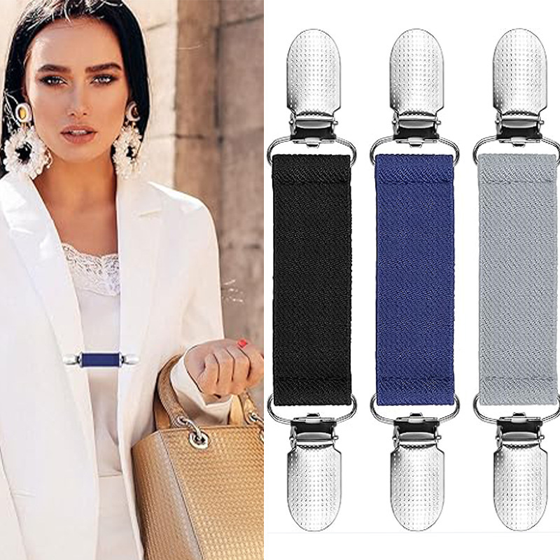 Модный пояс для платья с зажимом для шарфа винтажный зажим для воротника кардигана зажим для шали